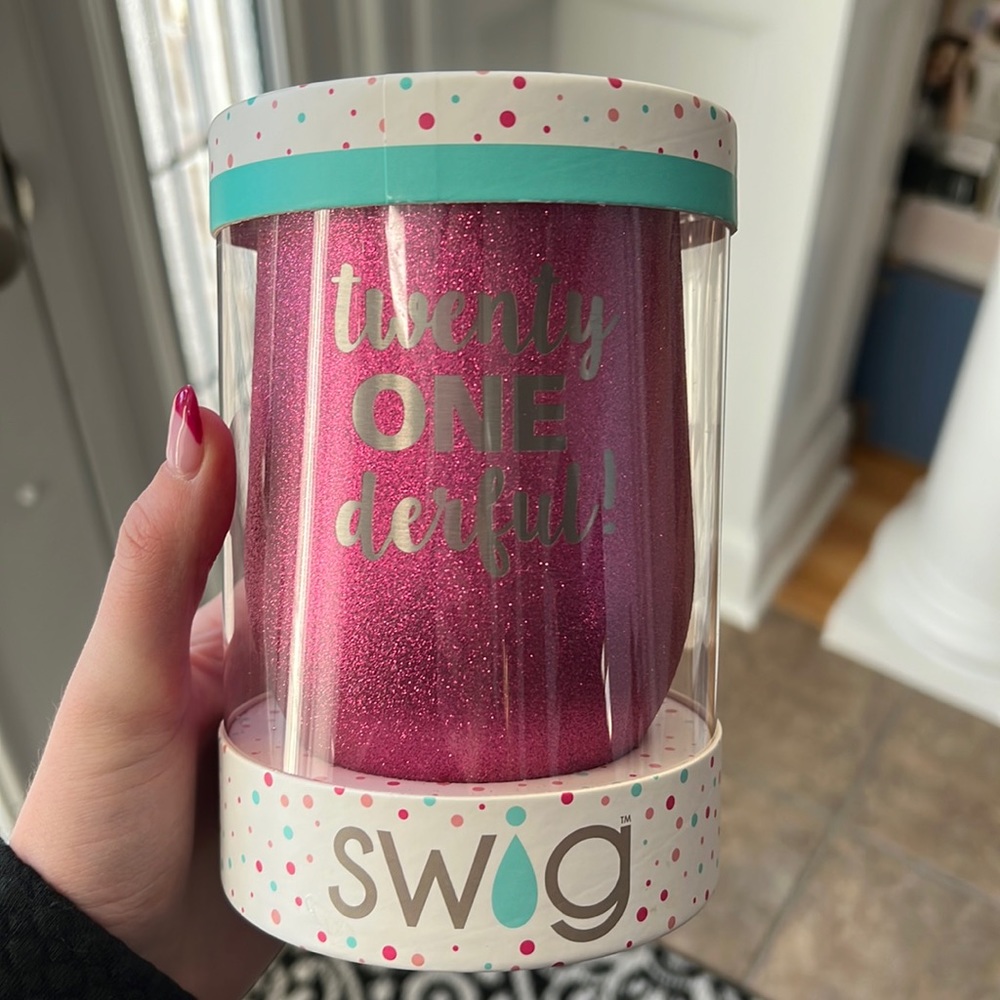 Pink Sparkle Tumbler